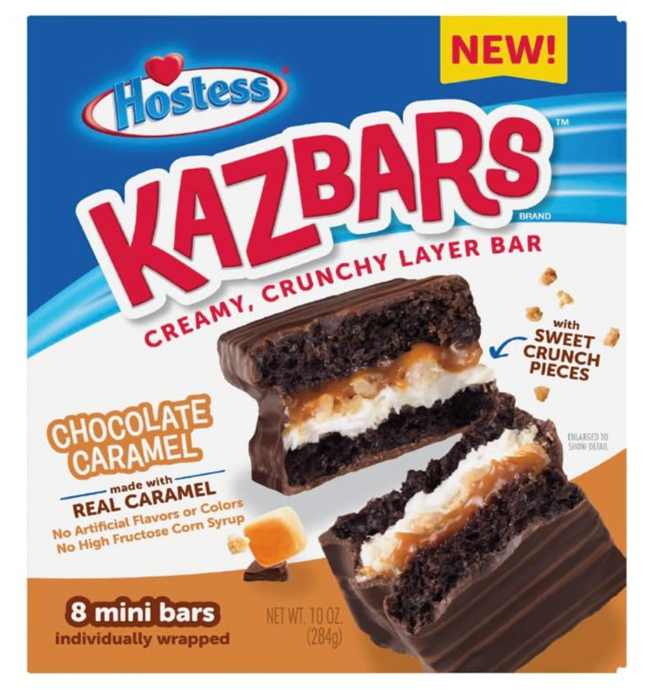 Hostess Kazbars Chocolate Caramel 10oz