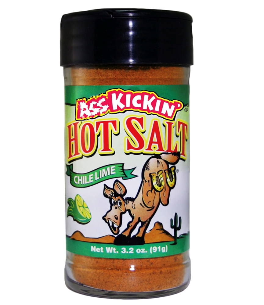 Ass Kickin' Chile Lime Hot Salt 3.2oz