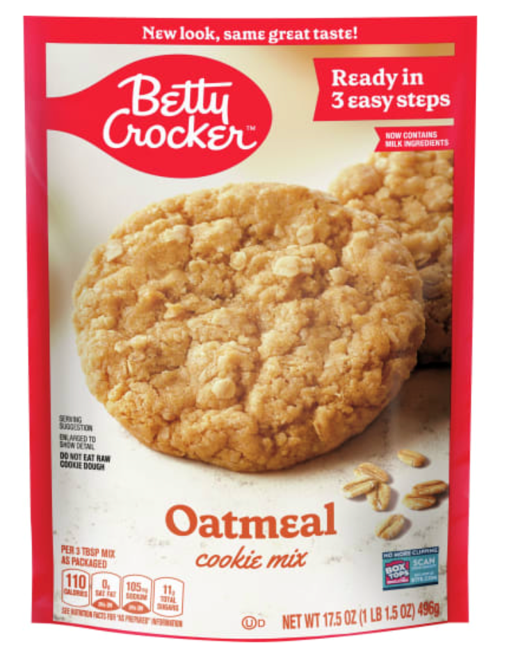 Betty Crocker Oatmeal Cookie Mix 17.5oz (BEST BY: DEC 2025)