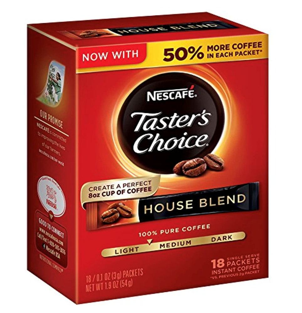 Nescafe Taster's Choice Instant Coffee House Blend Sticks 18ct