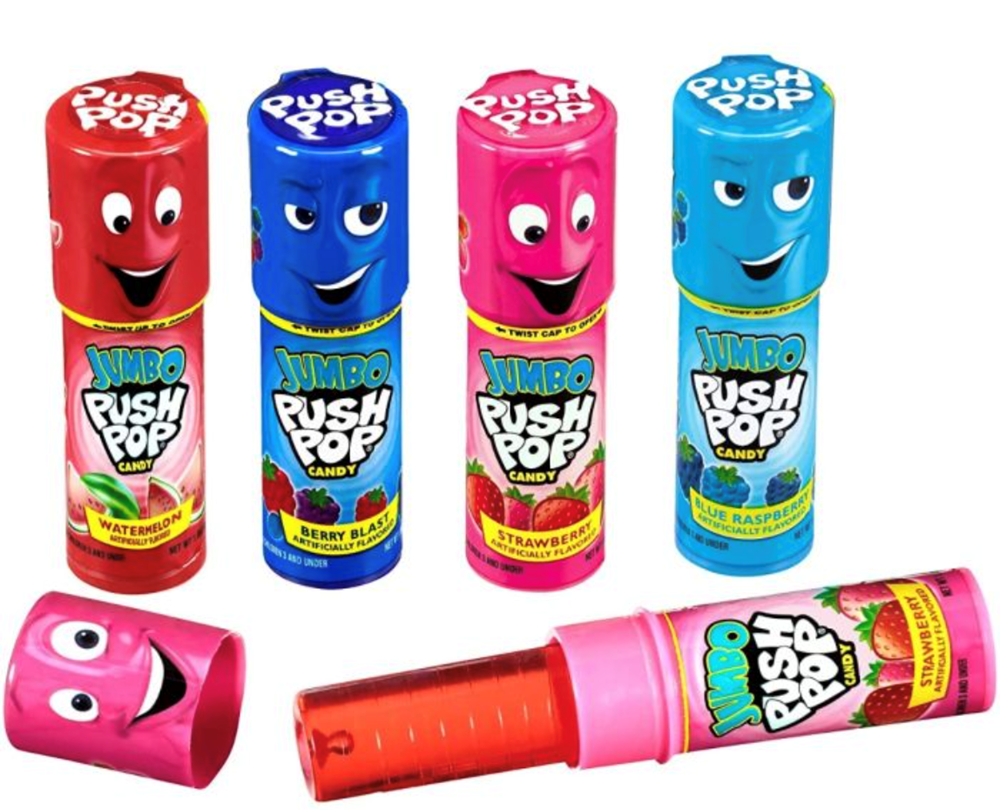Push Pop Candy Assorted 0.5oz – USAFoods