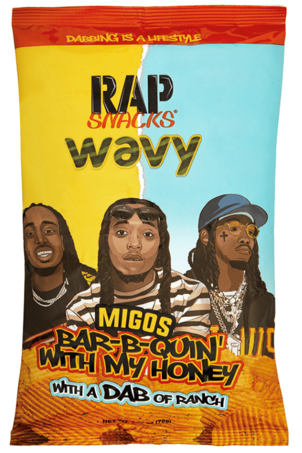 Usa Raps Foods Rap Snacks Migos BBQ Honey w/ Ranch 2.5oz (BEST BUY DATE: FEB 28TH 202 ...