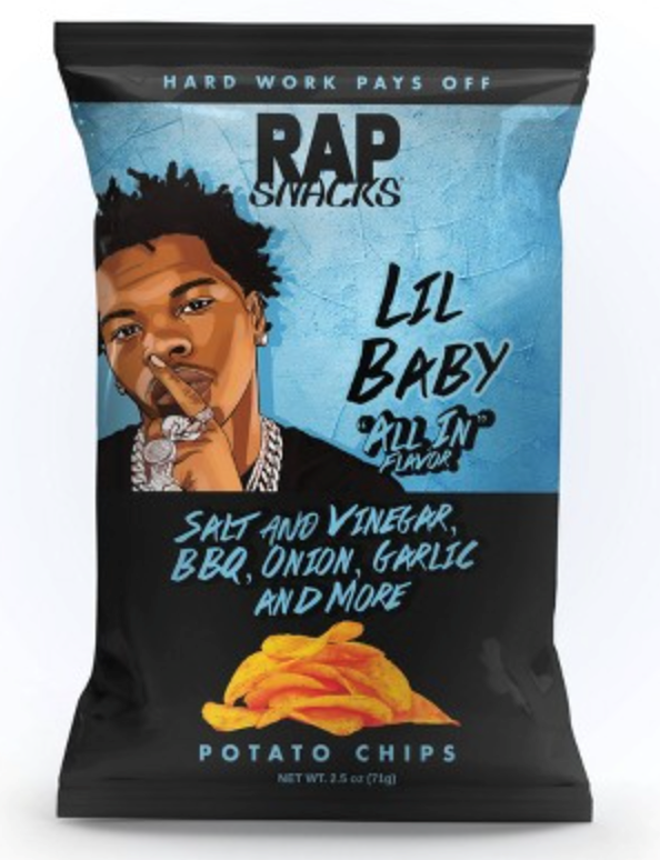 Rap Snacks Lil Baby All In 2.5oz (BEST BUY DATE: FEB 8TH 2025)