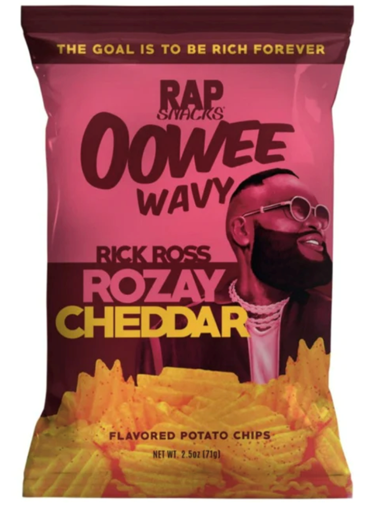 Rap Snacks Rick Ross Rozay Cheddar 2.5oz (BEST BY: JAN 2024)