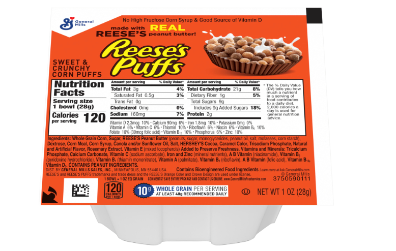 Reese's Puff Single Serve Bowl 1oz
