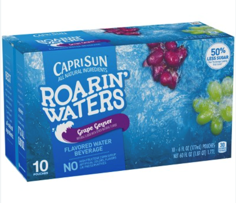 Capri Sun Roarin' Waters Grape Geyser 10 Pack
