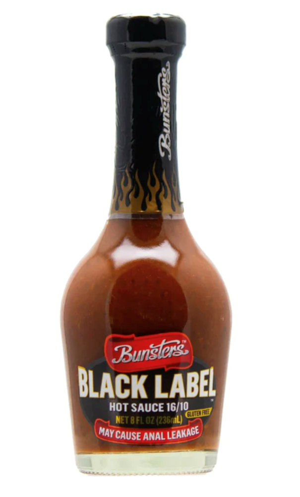 Bunsters Black Label Hot Sauce 150ml