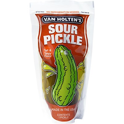 Van Holten Sour Pickle in a Pouch