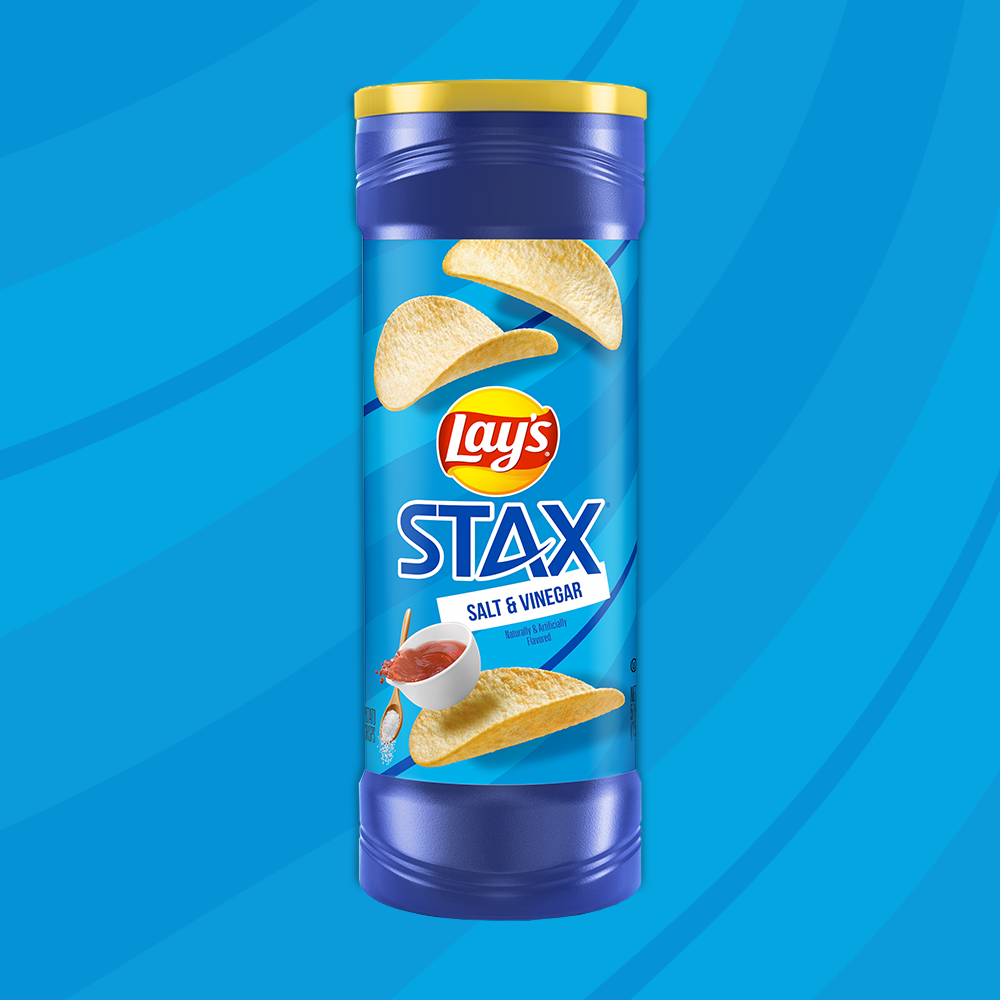 Lay's Stax Salt & Vinegar Chips 5.5oz