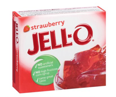 Jell-O Strawberry Gelatin Mix 3oz