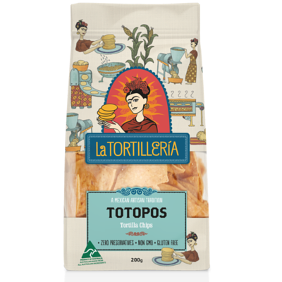 La Tortilleria Totopos Tortilla Chips 200g