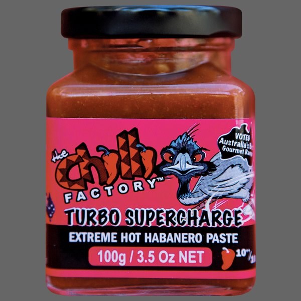 The Chilli Factory Turbo Supercharge Extreme Hot Habanero Paste 100g (BEST BY: OCT 25)