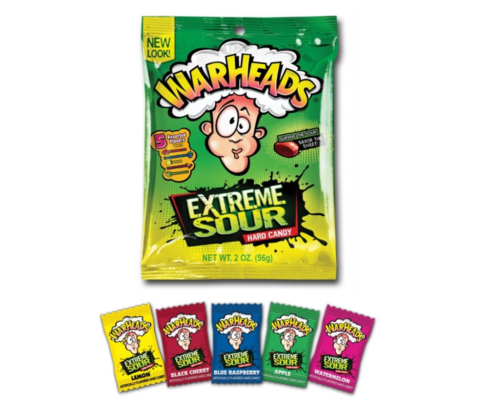 Warheads Extreme Sour Hard Candy 56G