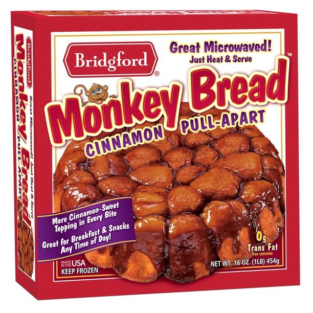 Bridgford Cinnamon Monkey Bread 16oz [Click & Collect Only] (BEST BY: MAY 2023)