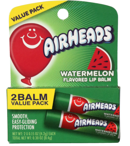 Airheads Watermelon Lip Balm 2pk