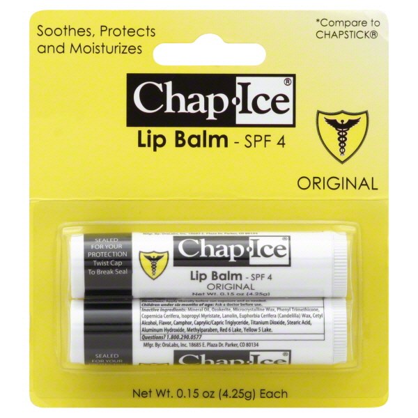 Chap Ice Lip Balm 2pk