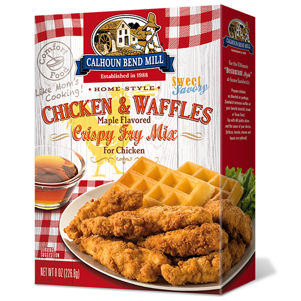 Calhoun Bend Mill Chicken & Waffles Crispy Fry Mix 8.0oz