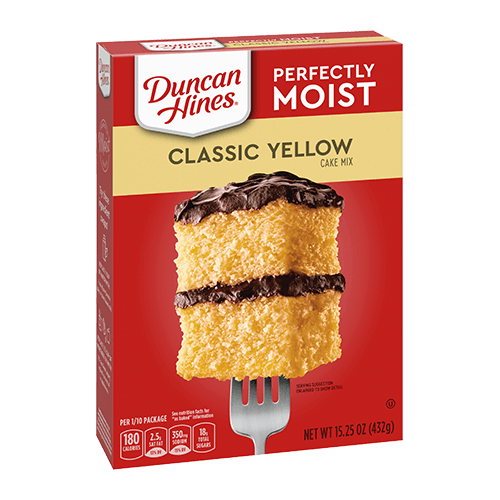 Duncan Hines Perfectly Moist Classic Yellow Cake Mix Classic Box 15.25oz
