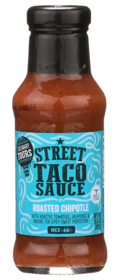 Culinary Tours Roasted Chipotle Street Taco Sauce 10.5oz