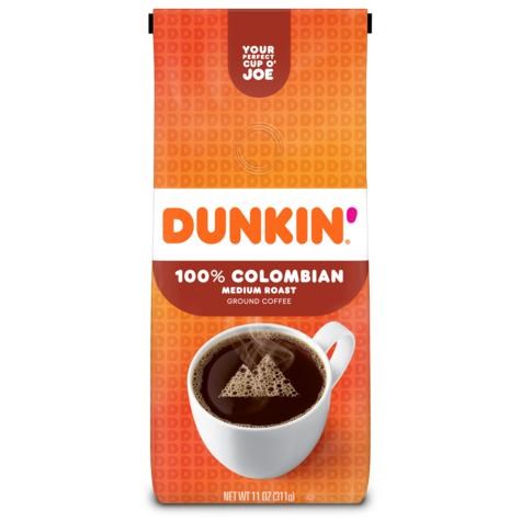 Dunkin' Donuts 100% Colombian Ground Coffee 11oz