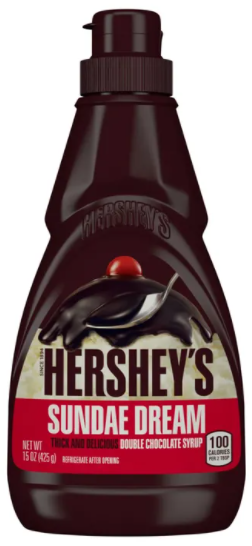 Hershey's Sundae Dream Double Chocolate Syrup 15oz