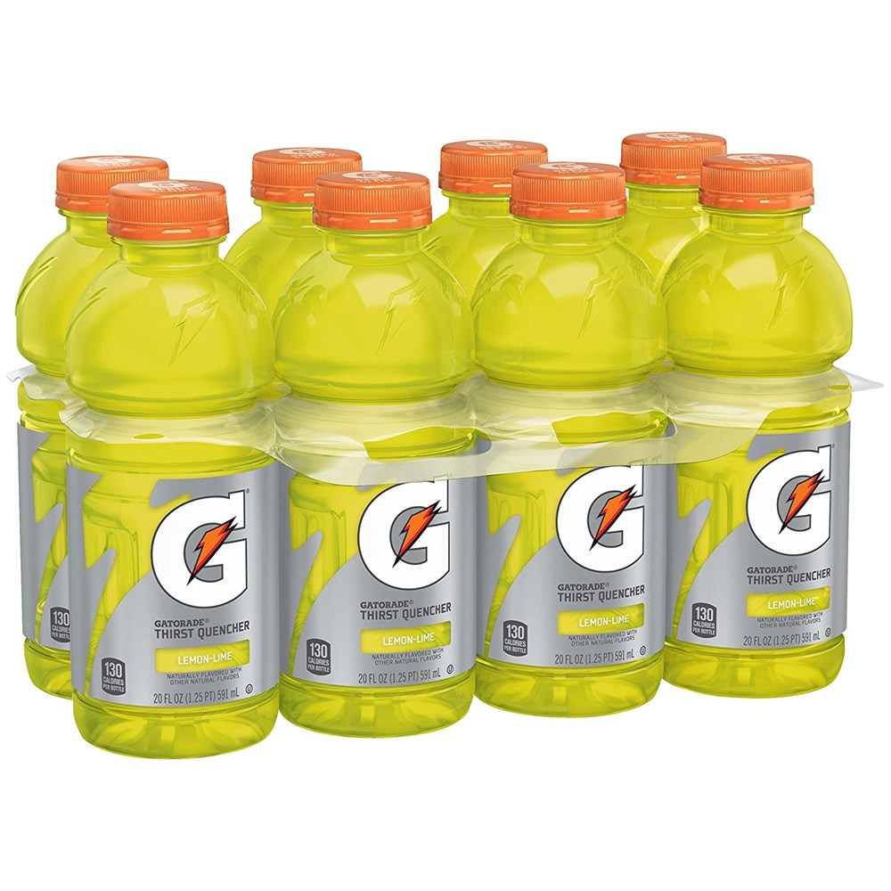 Gatorade Lemon-Lime Thirst Quencher 20oz / 8 Pack