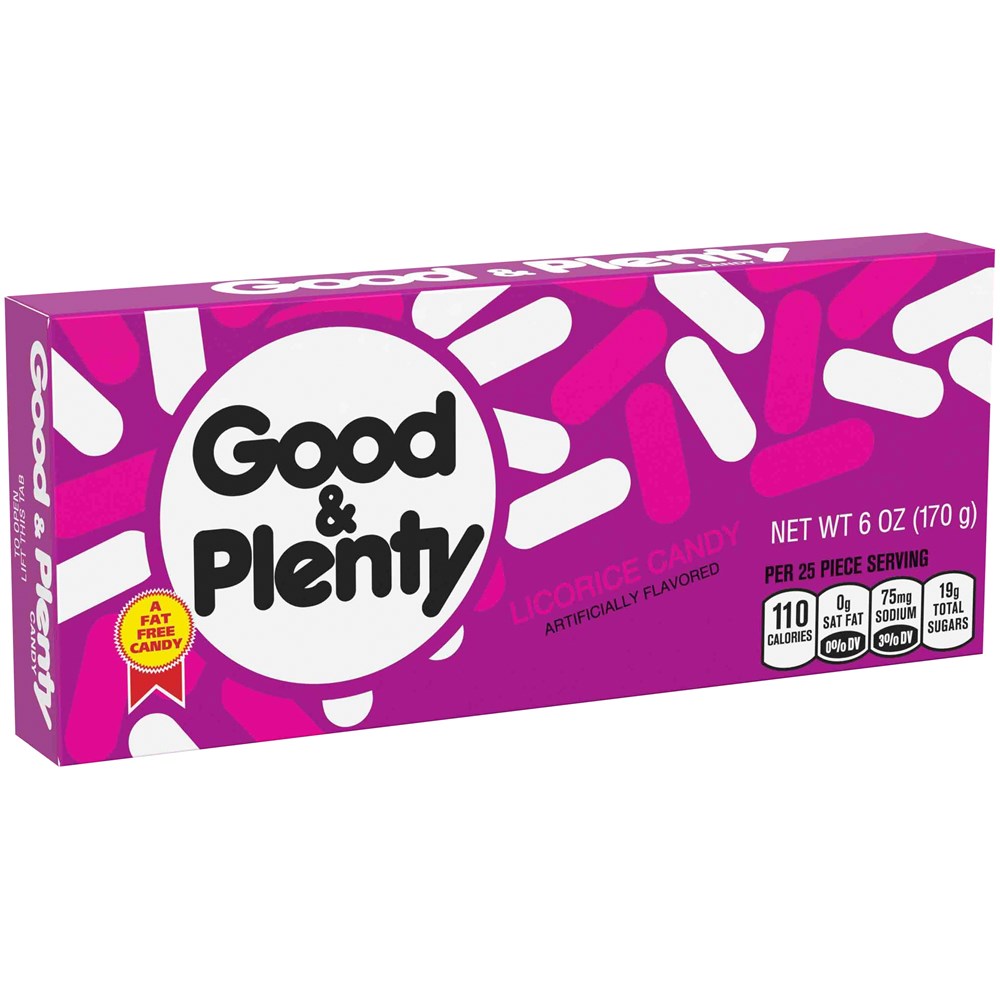 Good & Plenty Licorice Candy Box 6oz