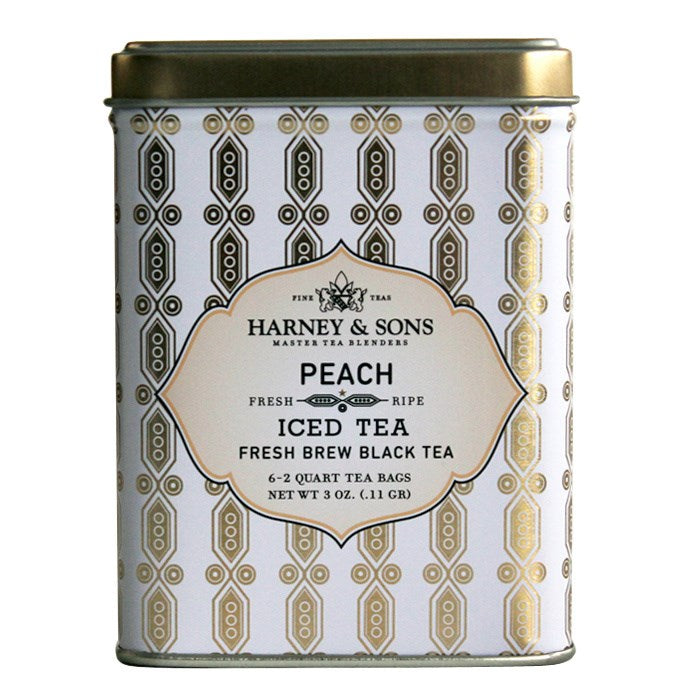 Harney & Sons Peach Iced Tea Tin 6ct