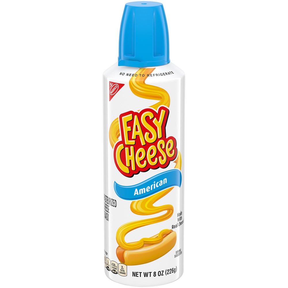 Easy Cheese American Cheese in a Can 8oz – USAFoods