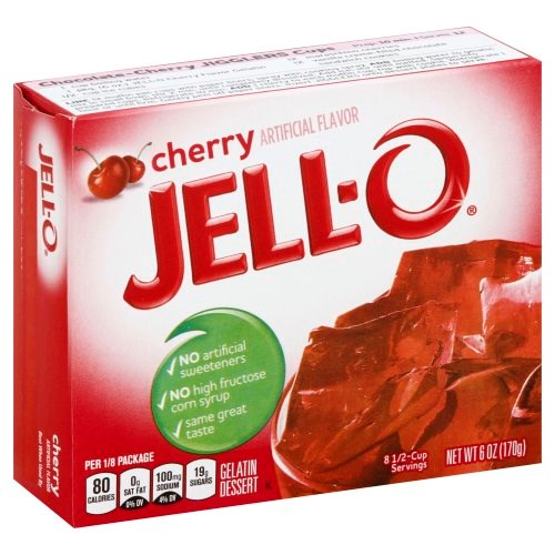 Jell-O Cherry Gelatin Mix 6oz