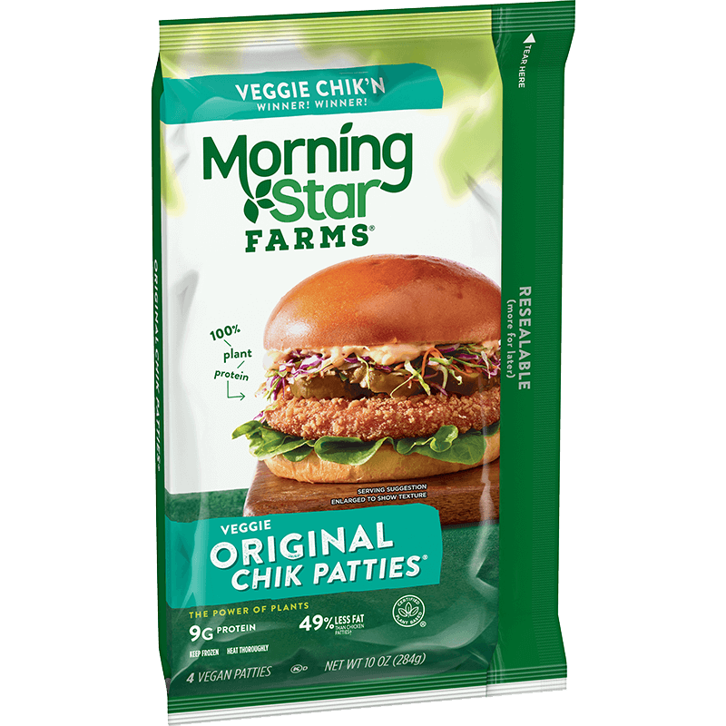Morning Star Farms Original Chik Patties [Click & Collect Only] 10oz