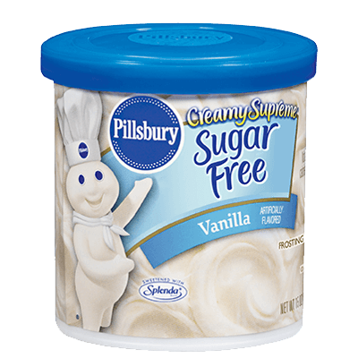 Pillsbury Creamy Supreme Sugar Free Vanilla Flavored Frosting 15oz (BEST BY: OCTOBER 2024)