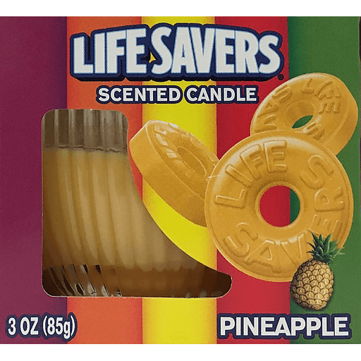 Life Savers Pineapple Scented Candle 3oz