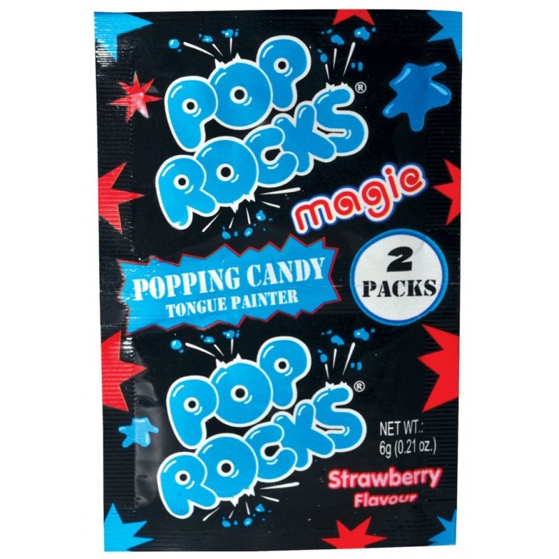 Pop Rocks Strawberry Popping Candy 2 Pack Usafoods 7866