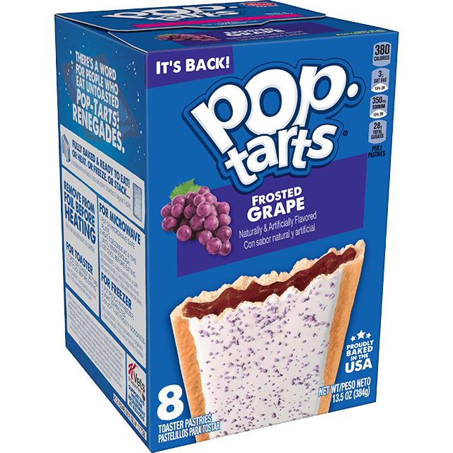 Pop Tarts Frosted Grape 8 Pack