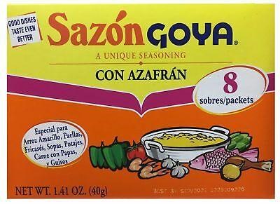 Sazon Goya with Saffron Seasoning 1.41oz