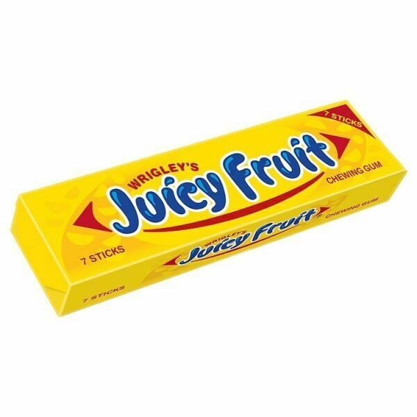 Wrigley's Juicy Fruit Chewing Gum 7pc
