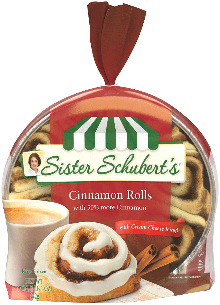 Sister Schubert's Cinnamon Rolls Frozen [Click & Collect Only] 17oz