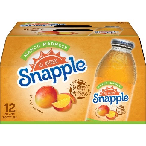 Snapple Mango Madness 6 Pack / Glass Bottles 16oz