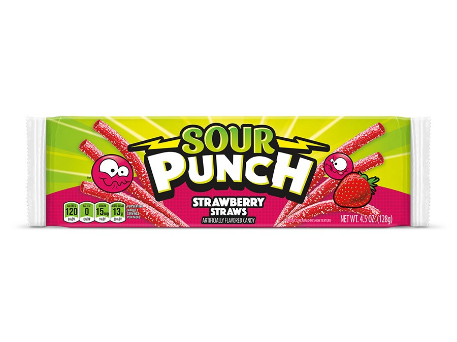 Sour Punch Strawberry Straws 2oz (BEST BUY: AUGUST 2024)