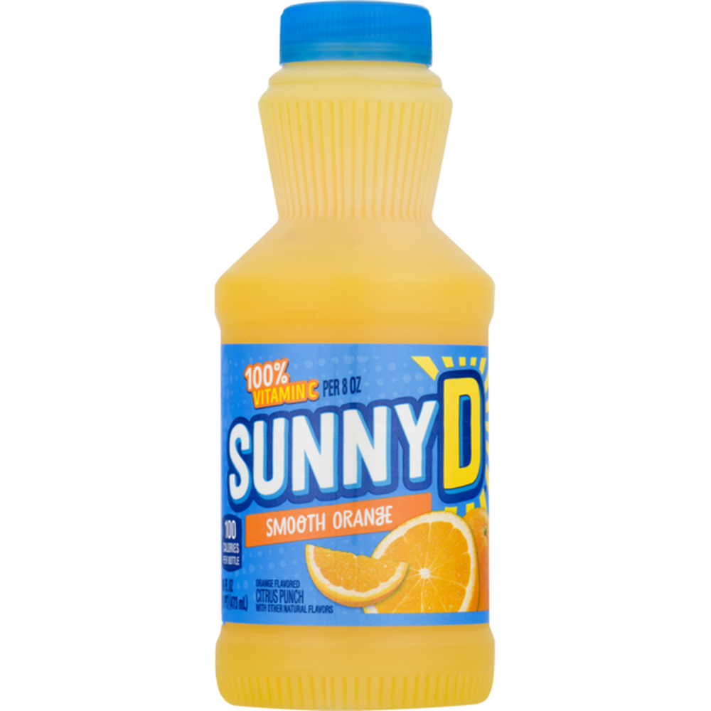 Sunny D Smooth Orange 16oz
