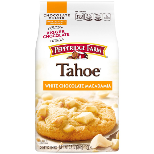Pepperidge Farm Tahoe White Chocolate Macadamia Cookies 7.2oz  (BEST BY: DEC 2025)