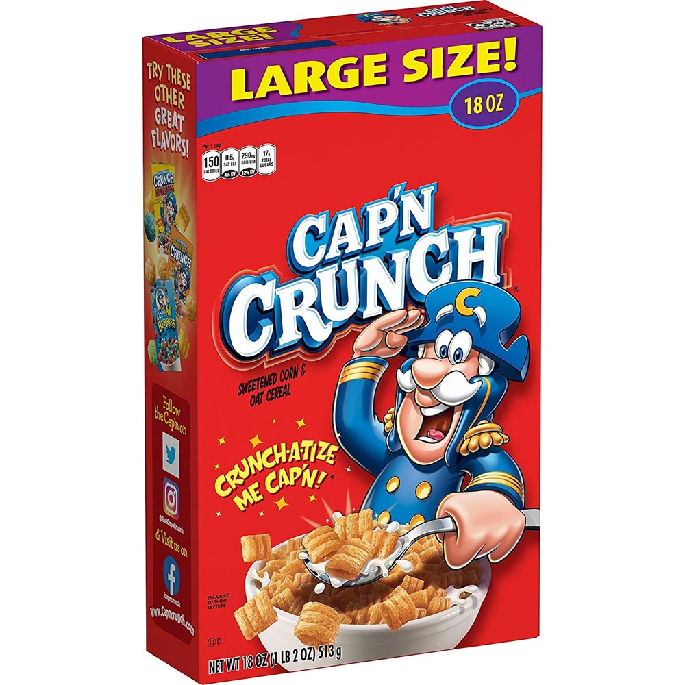 Cap'n Crunch Original Cereal 18.0oz